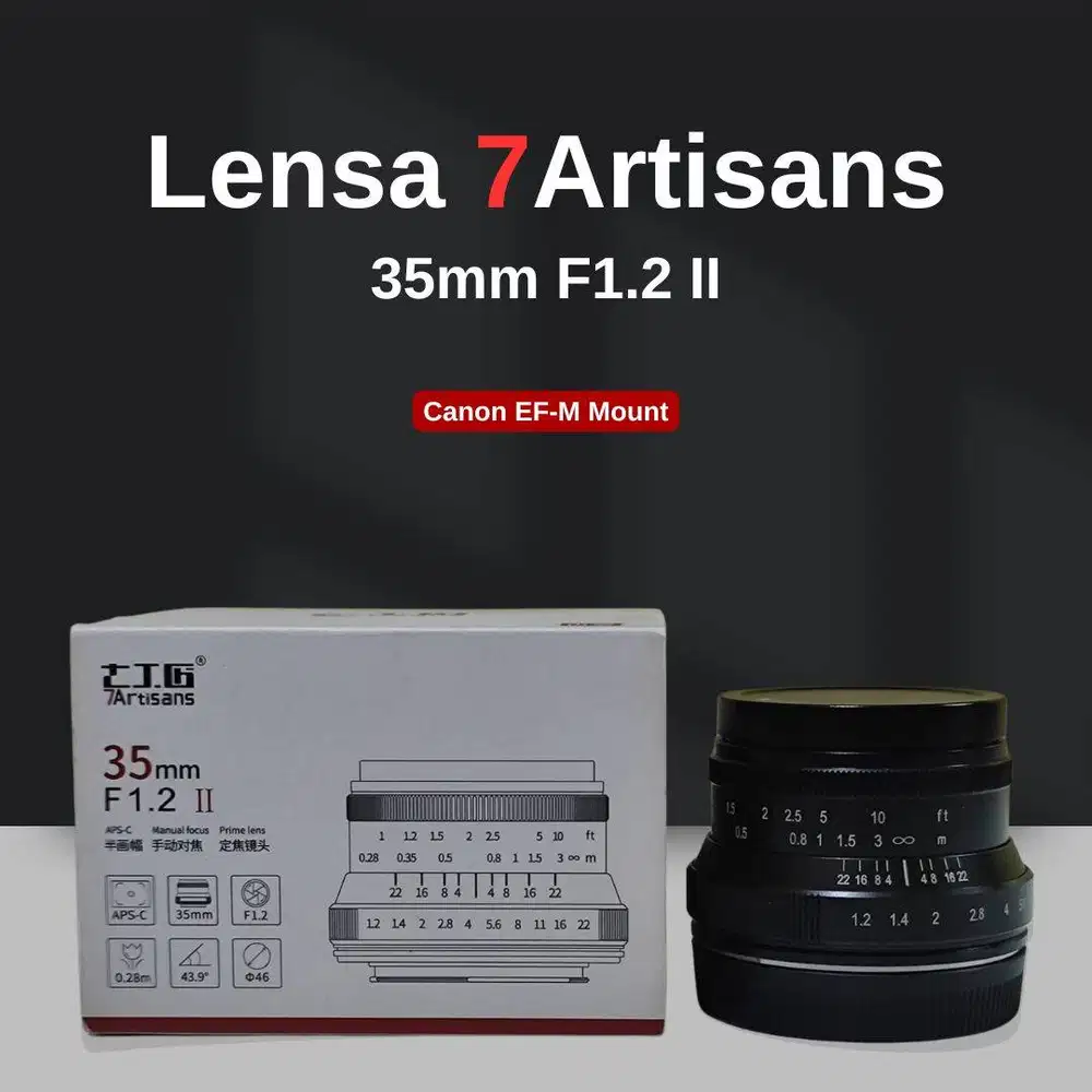 Lensa 7Artisans 35mm F1.2 II