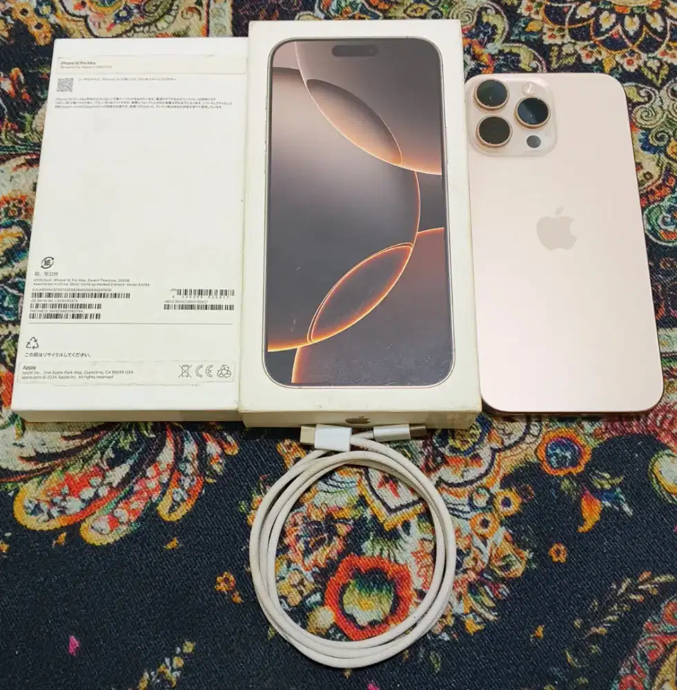 Iphone 16 Pro Max 256GB Dessert LIKE NEW Inter All OP BH 95 MURMERRR