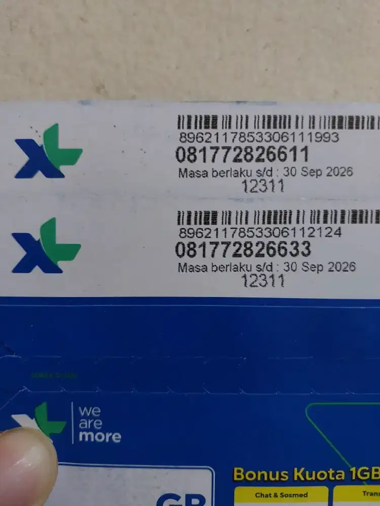 Nomor cantik murah kartu perdana XL
