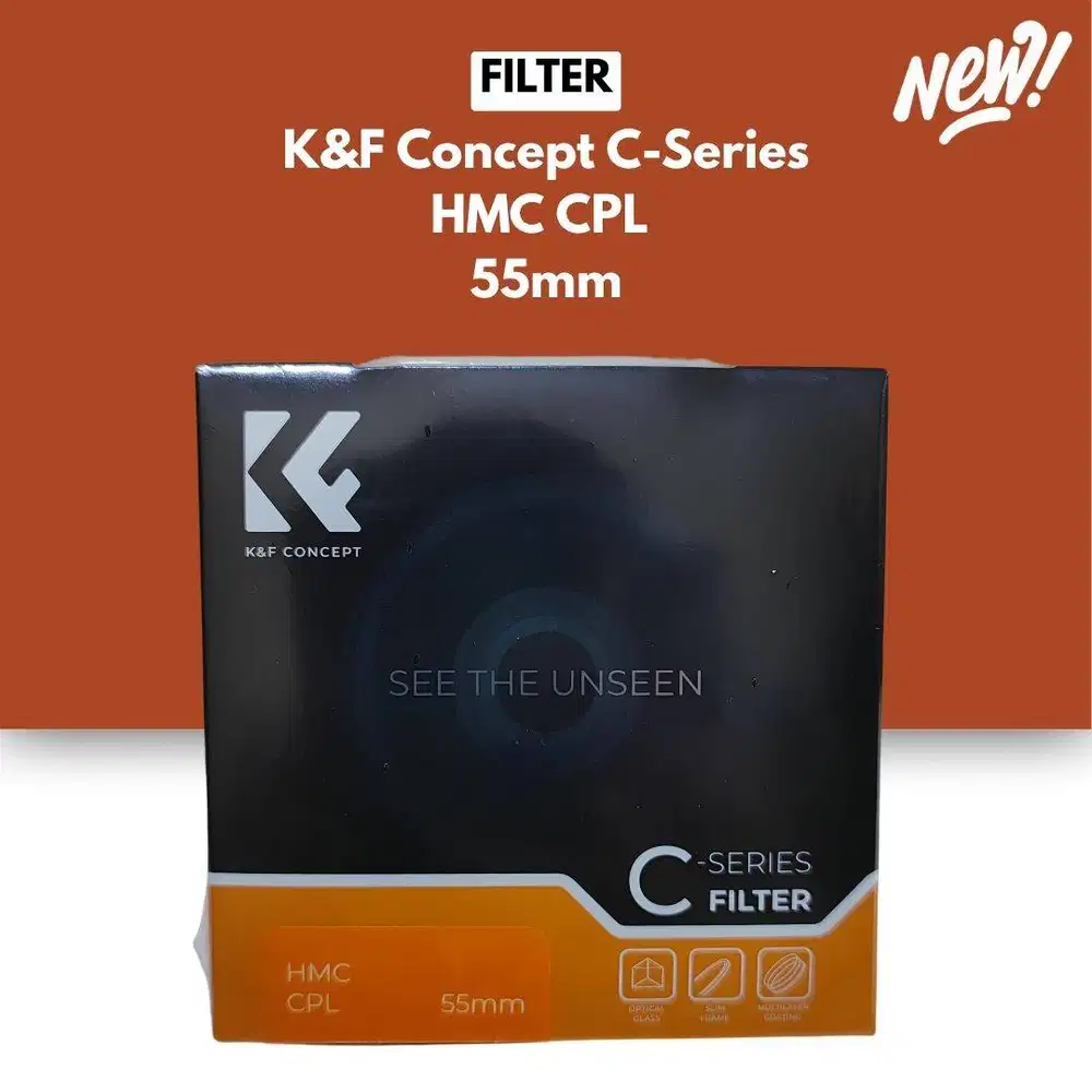 K&F Concept C-Series HMC CPL Filter 55mm