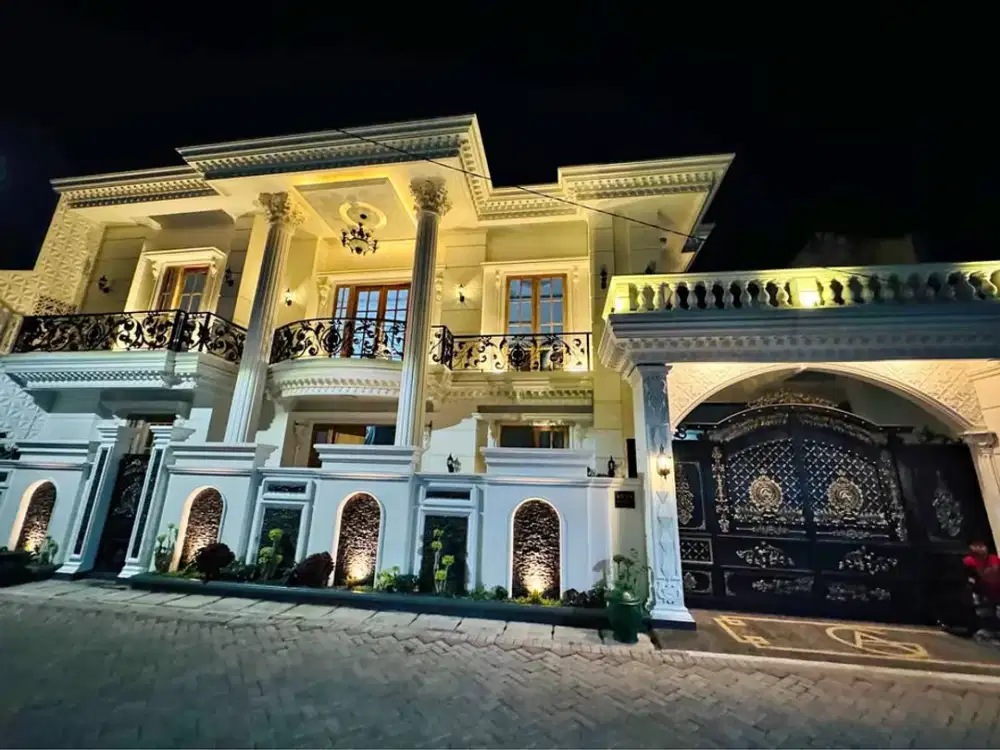 Rumah Sultan Wonorejo Selatan New Gress Mewah, Model Classic Modern