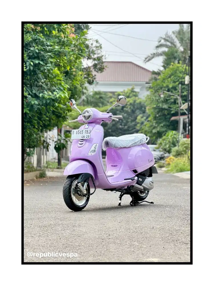 PIAGGIO VESPA LX150 IGET FACELIFT NEW TH 2026 WARNA LILAC EUFORICO