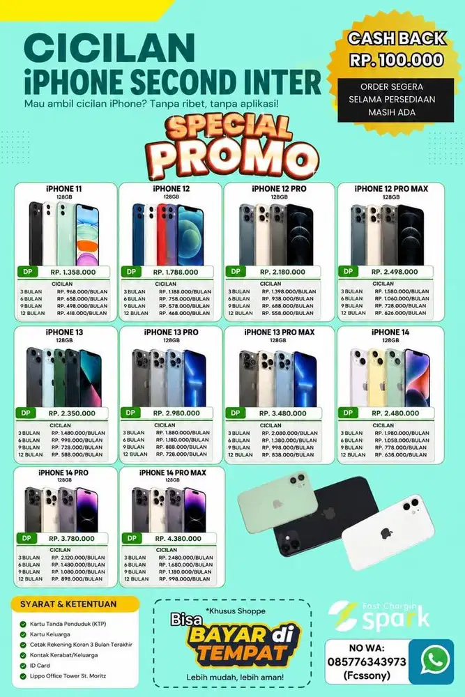 CCLN iPhone semua type