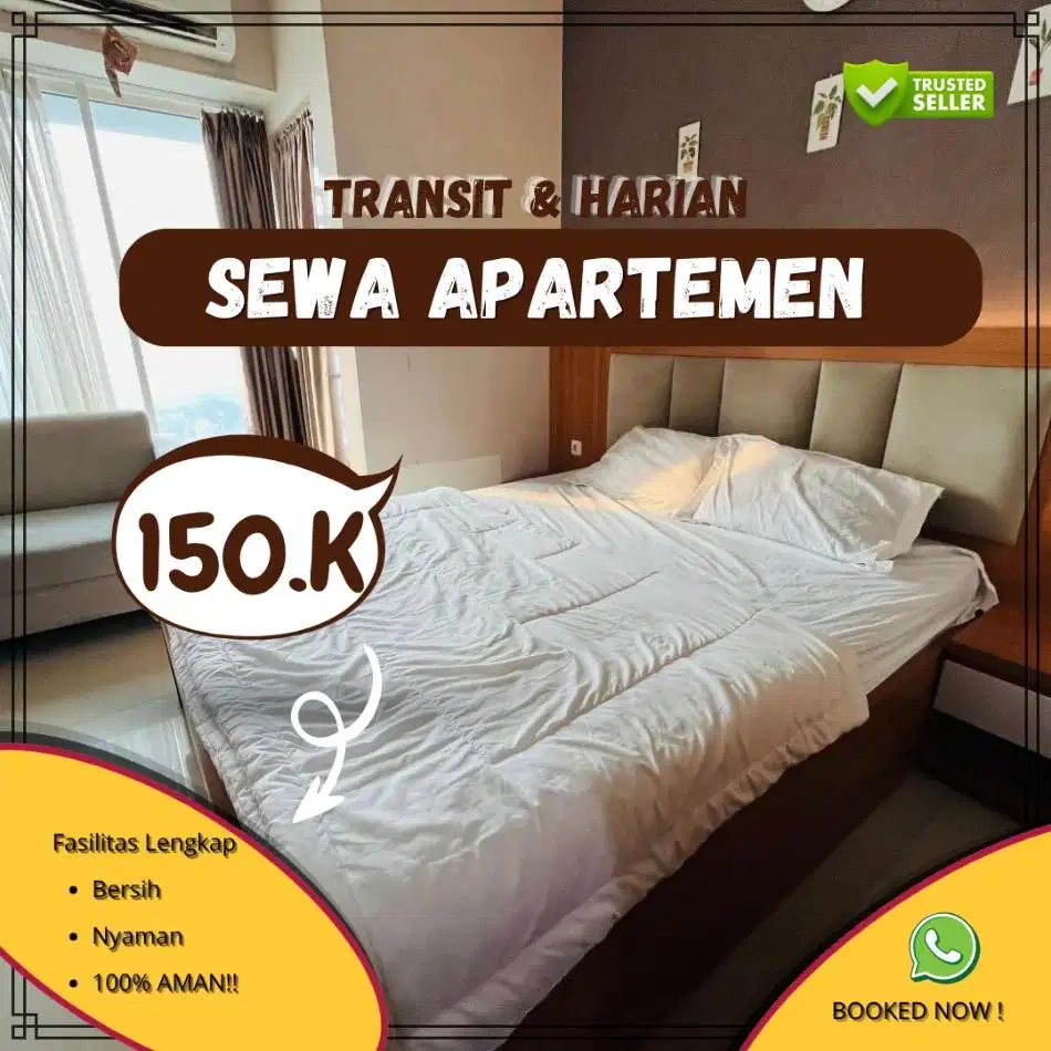 Sewa Apartemen Sentra Timur Harian/Transit Jakarta Pulogebang Termurah