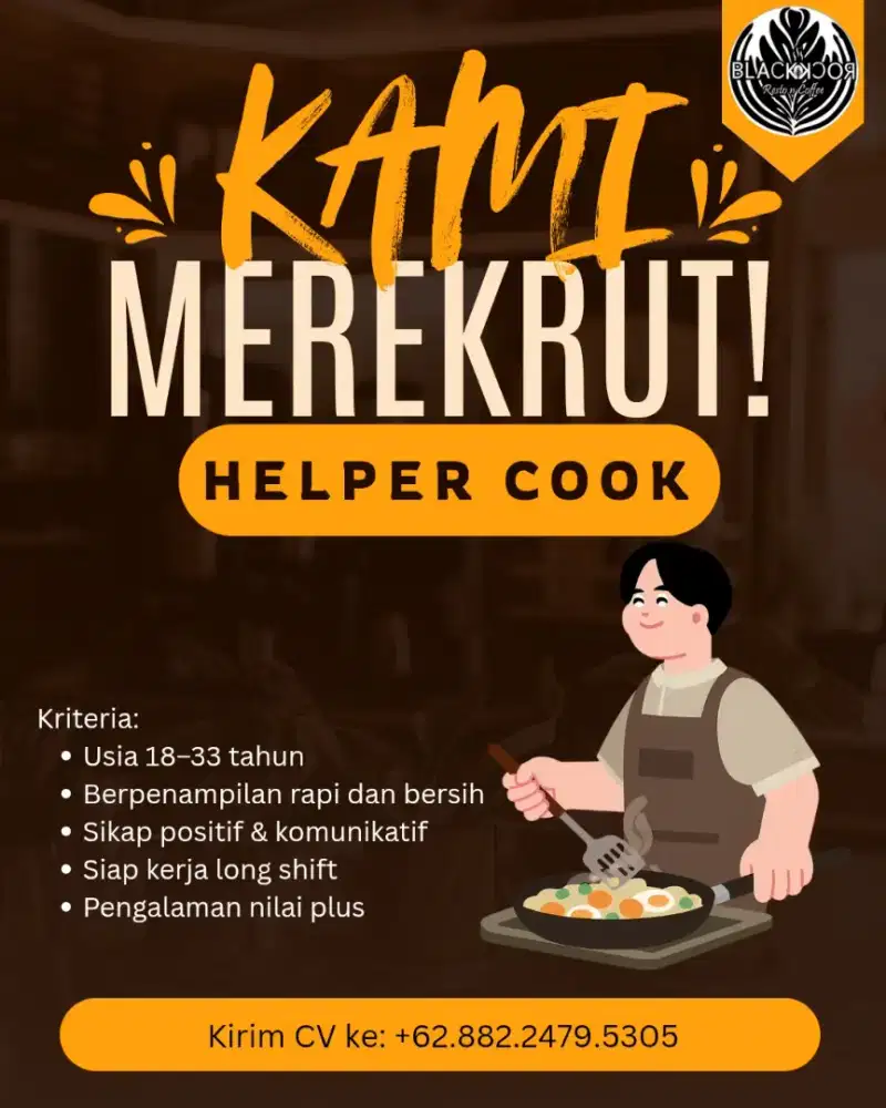 Kitchen Cook Helper