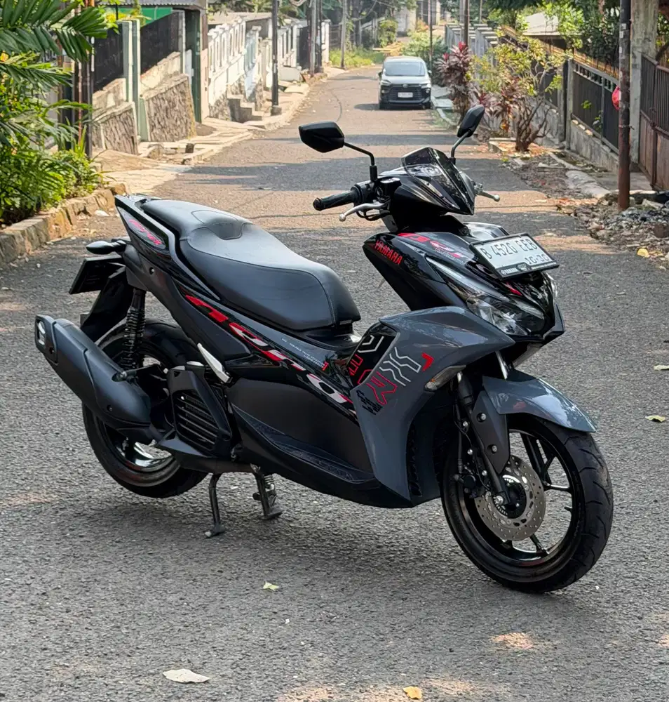 Km 5rb! Seperti baru! YAMAHA NEW AEROX 2025 Akhir CONNECTED PJK ON 155