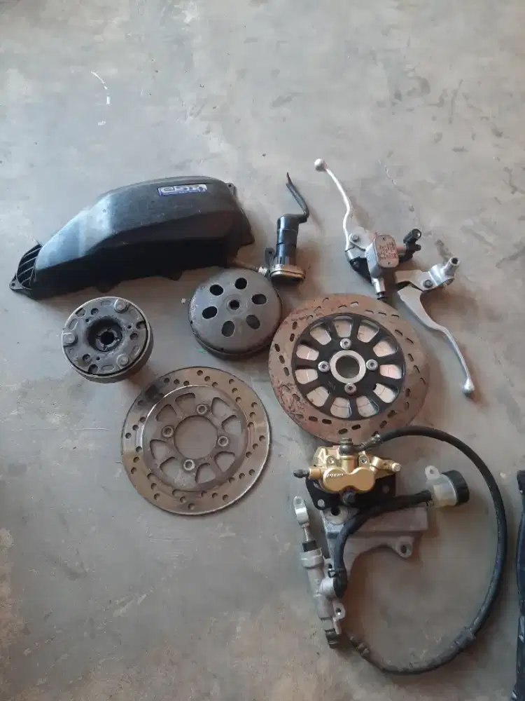 Disk shet motor custom CB atau RX king