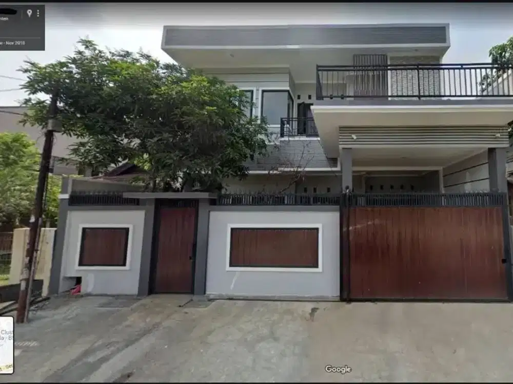 Dijual Rumah Mewah 3 Lantai Semi Furnished - Lokasi Strategis Strategis Pinggir Jalan Rawa Buntu Bsd