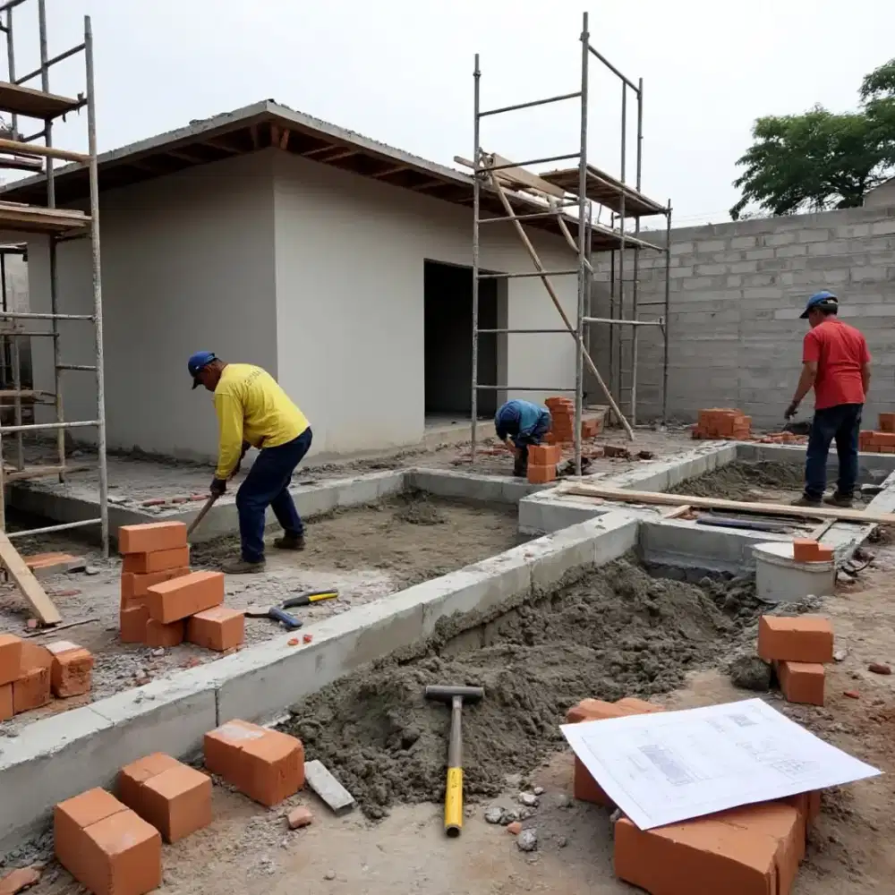 Jasa kuli bangun harian &borongan