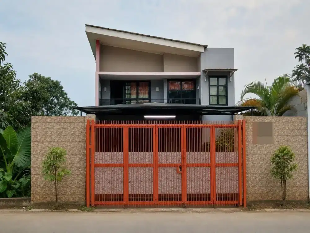 Rumah Mewah Siap Huni di Semplak Bogor SHM Rooftop Full Furnished