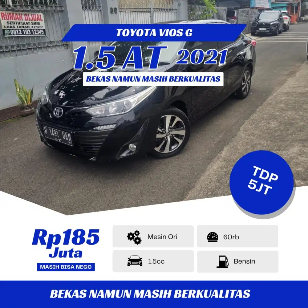 TDP 5 JUTA - VIOS G AT 2021