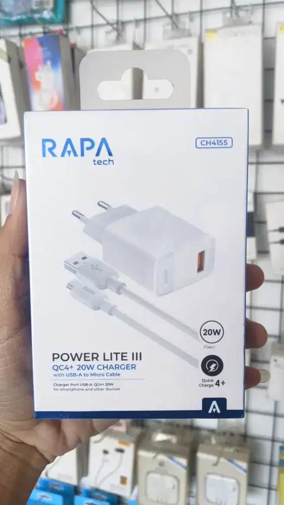 TRAVEL CHARGER MICRO RAPA TECH CH4155