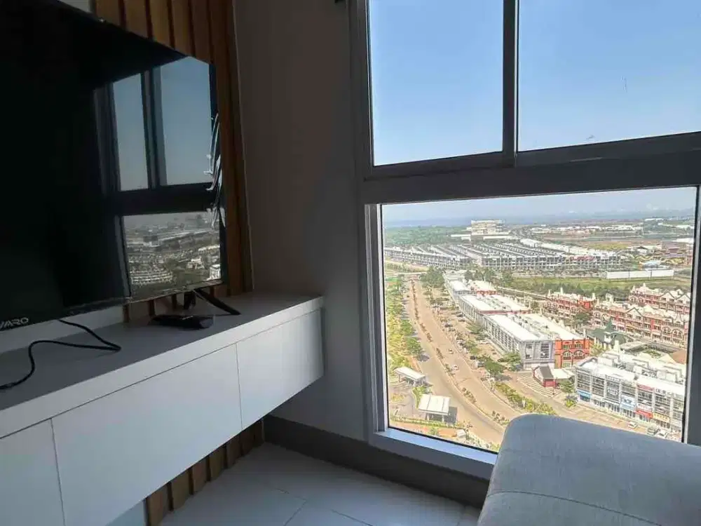 Jual Cepat Apartment Tokyo Riverside PIK2 Ukuran 38M2 Full Furnished Sea View dan City