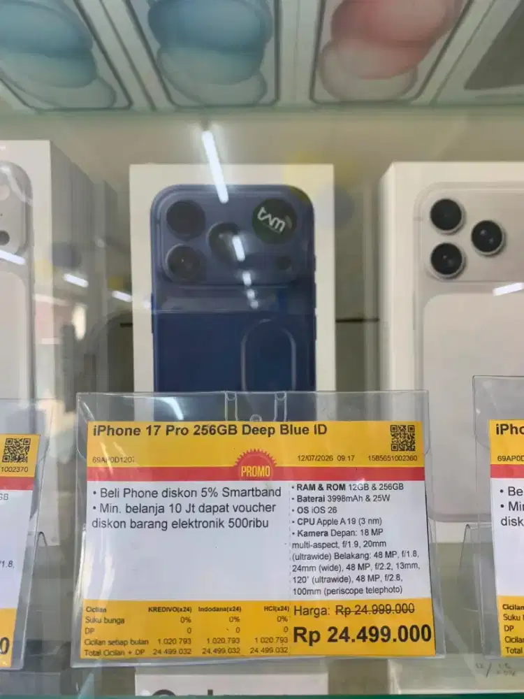 Cicilan iPhone 17 pro KTP aja!!