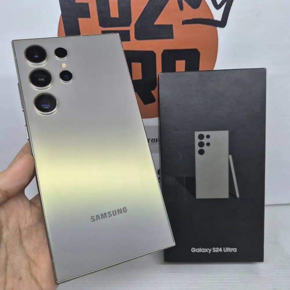 Samsung S24 Ultra 12/256GB Titanium Grey FULLSET NO MINUS BISA COD