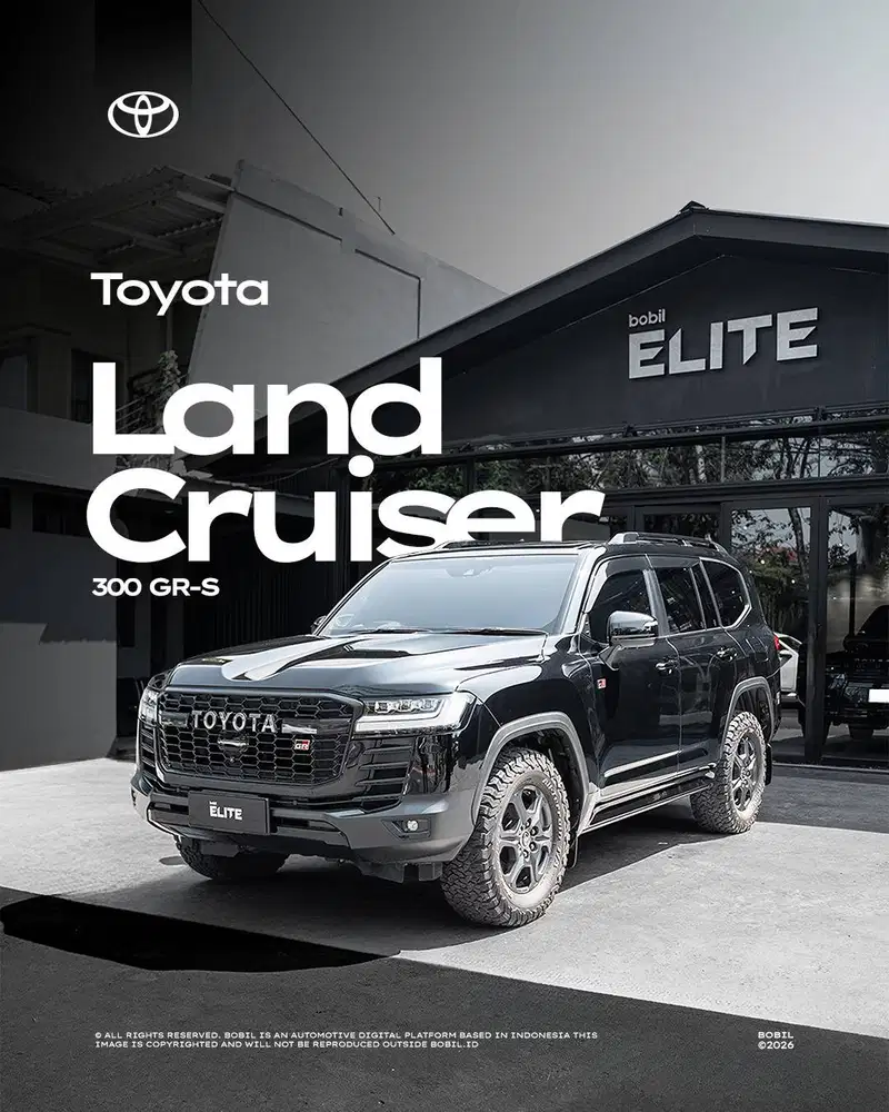 NIK 2023 Toyota Land Cruiser 300 GR-S Attitude Black Metallic
