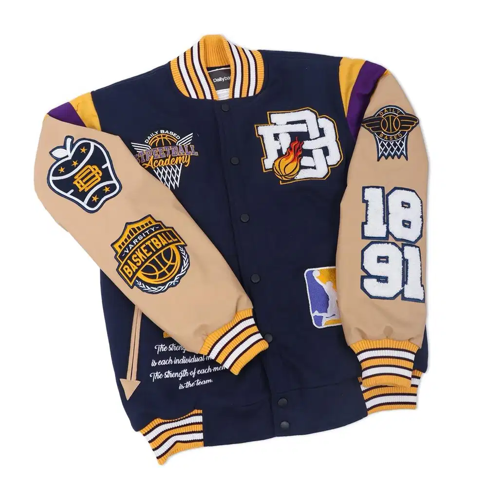 [JUAL CEPAT] Varsity Jacket Dailybased StreetBall Original - Mulus
