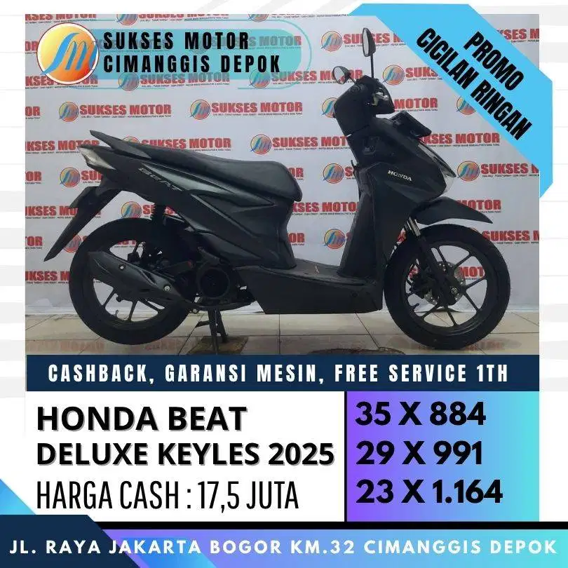 DP 500 BEAT DLX SMARTKEY 2025 CASH KREDIT CICILAN RINGAN
