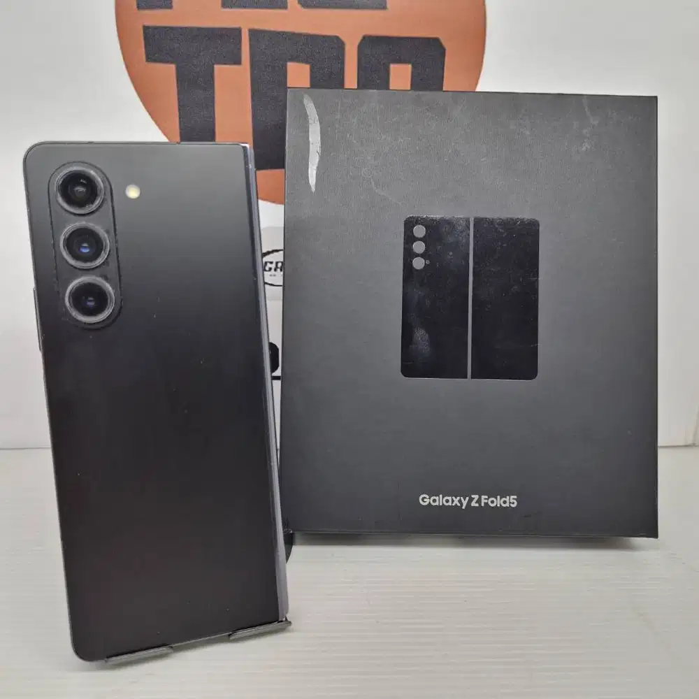 Samsung Z Fold 5 12/256GB Black Fullset Mulus No Minus LIKE NEW