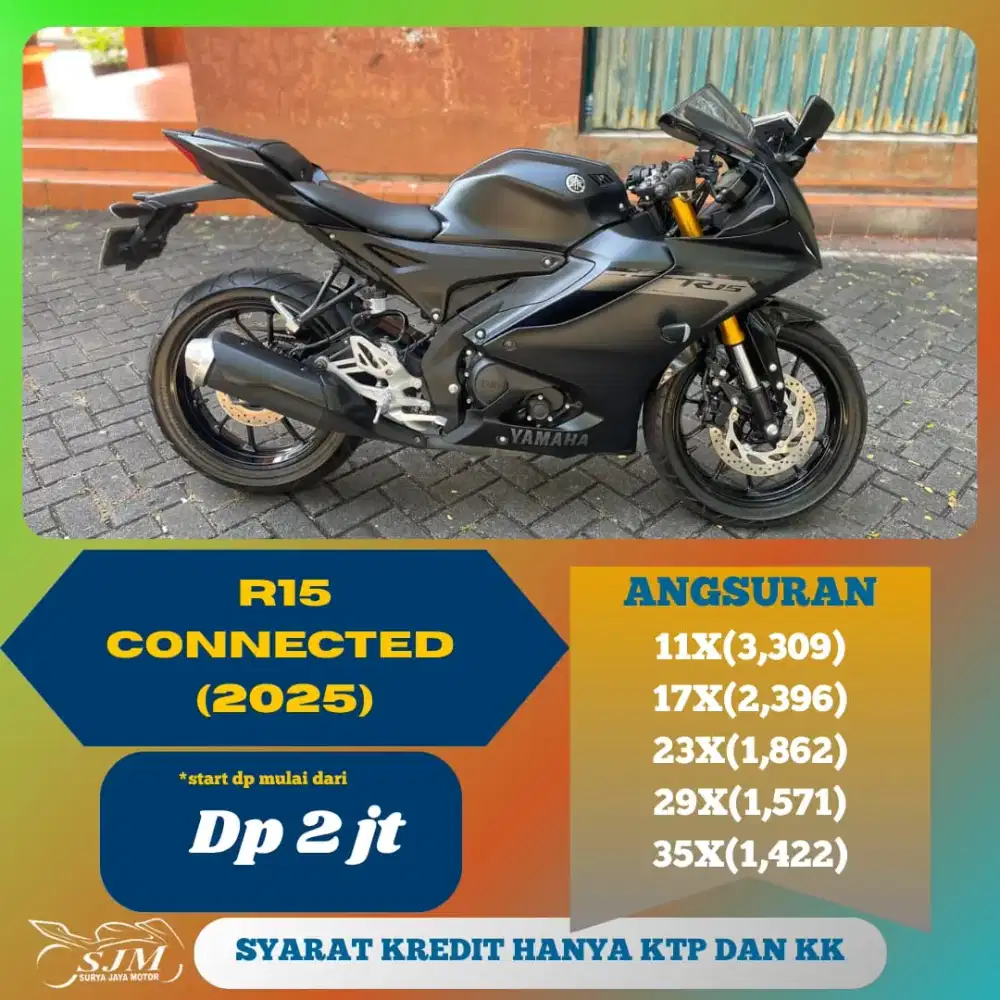 YAMAHA R15 V4 2025 CASH & KREDIT
