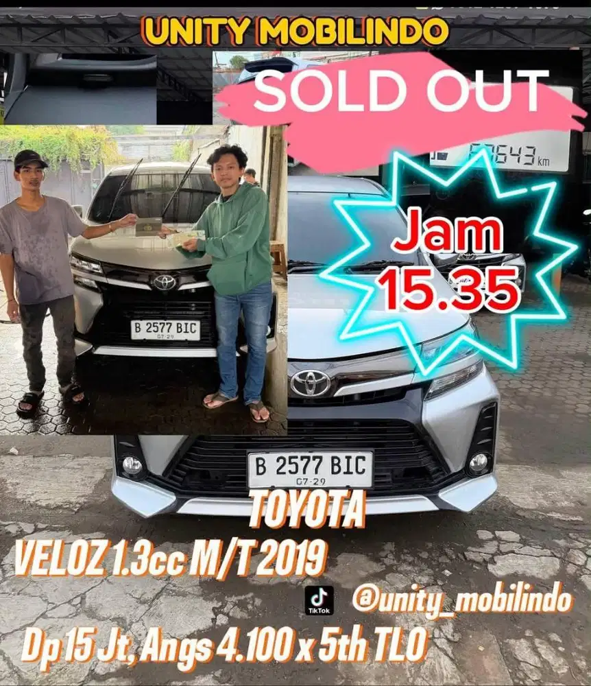 avanza velos 1.3 mt manual 2019 km low