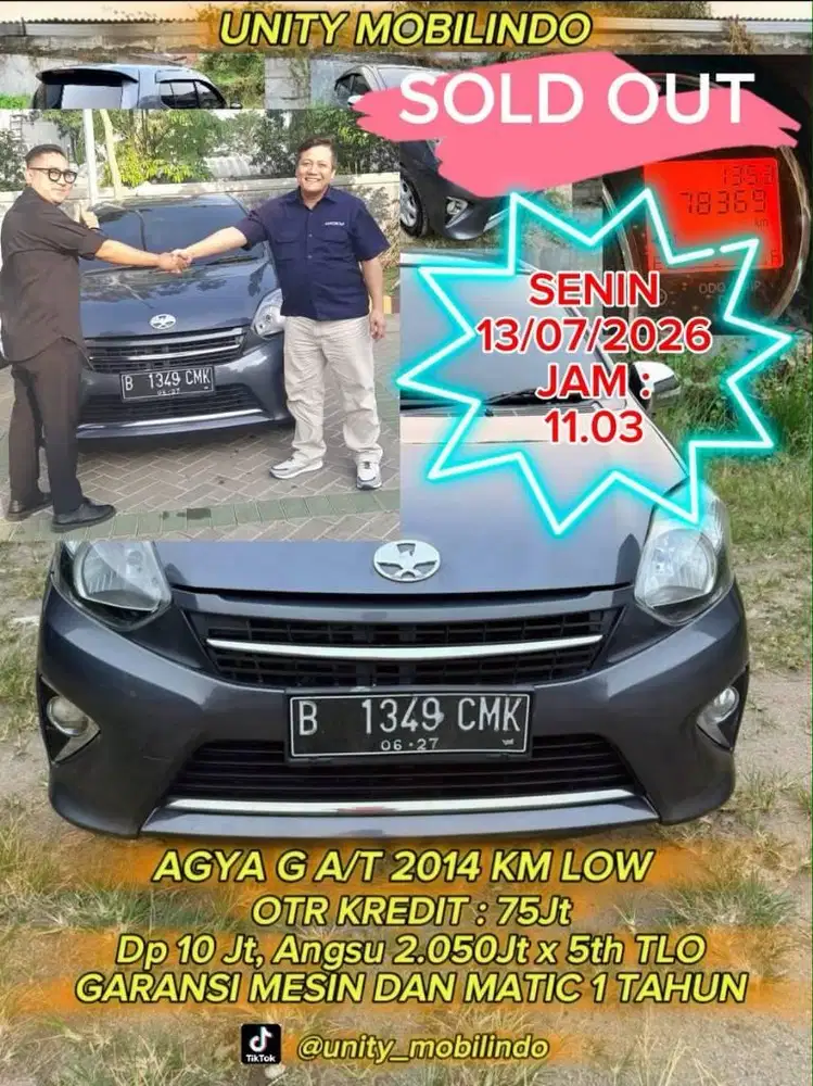 agya G at matic 2014 km low