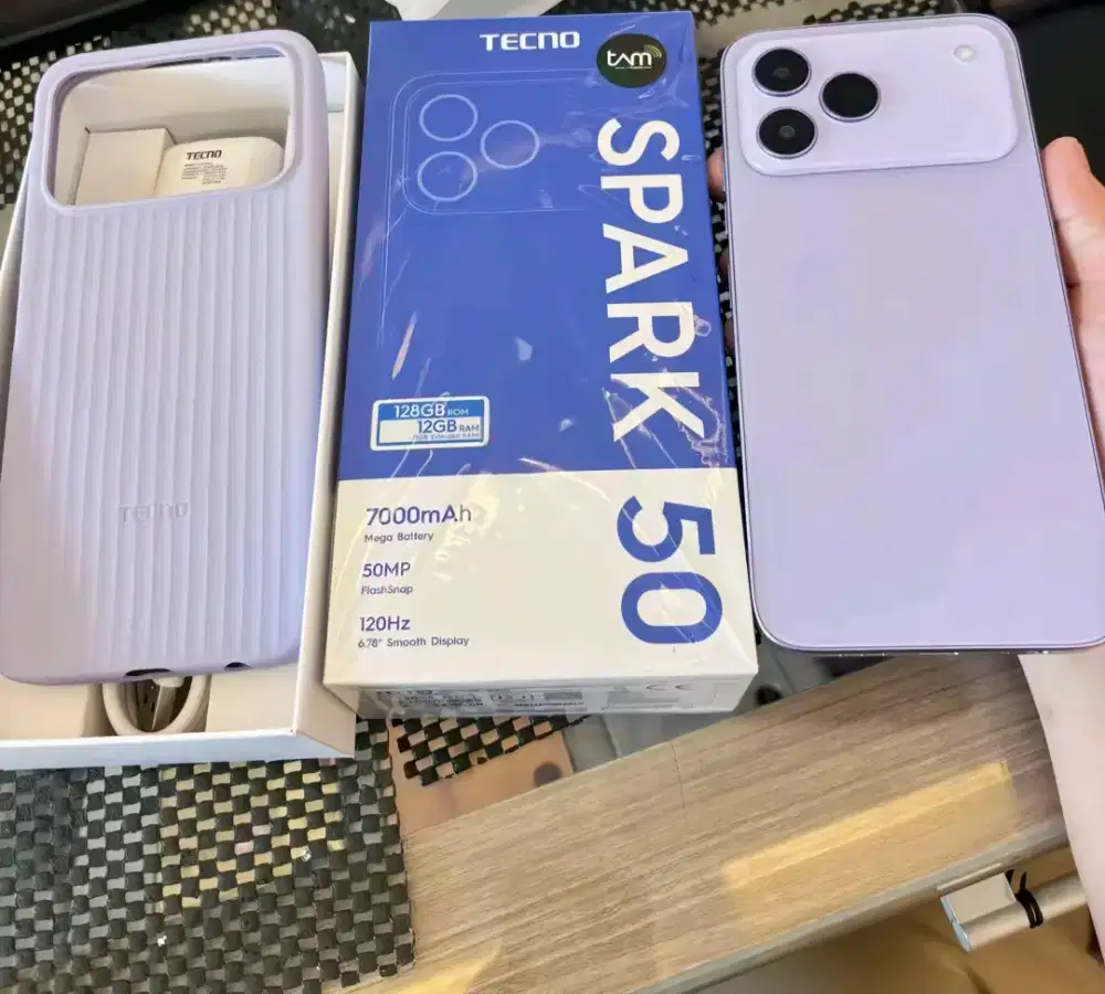 Tecno spark 50 6/128 full set