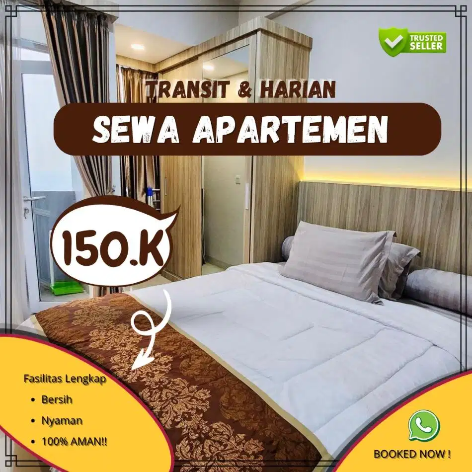 Sewa Apartemen Loftvilles City Tangerang Harian/Transit Termurah