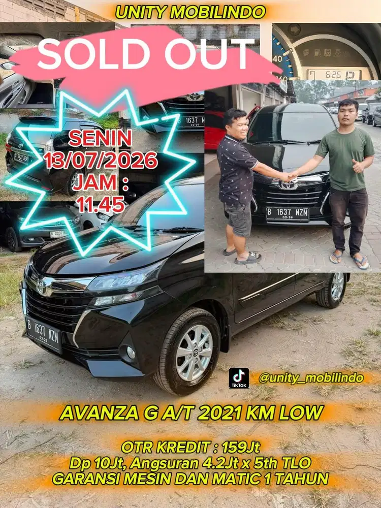 avanza G at matic 2021 km low