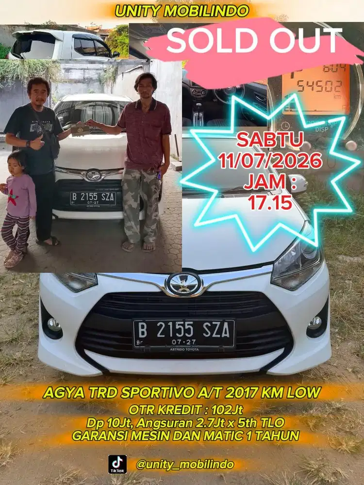 agya trd supertivo at matic 2017 km low