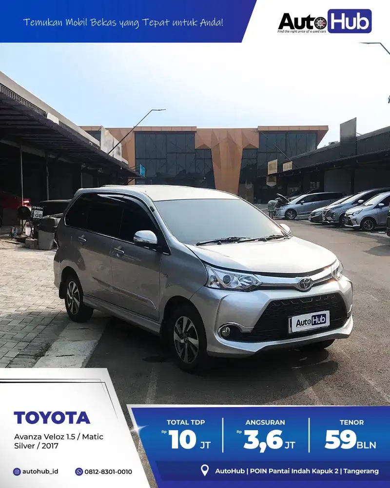 TOYOTA Avanza Veloz 1,5 / Matic Silver / 2017