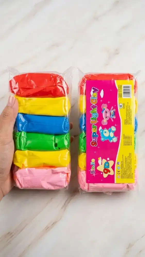 CLEANCER SALE - CLAY JUMBO 30Gr Mainan AnaK Isi 6pc Mainan Lilin