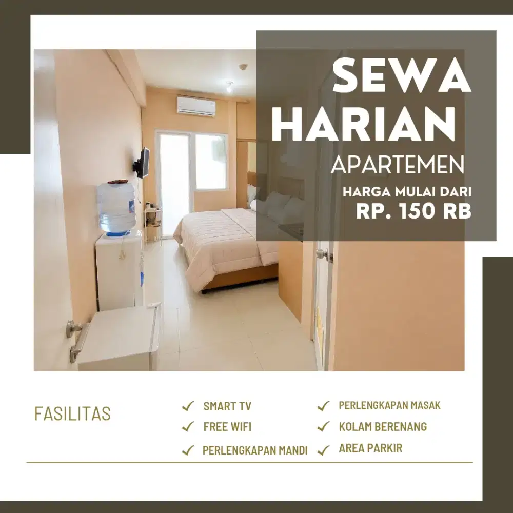 sewa apartemen harian green Pramuka city Jakarta pusat
