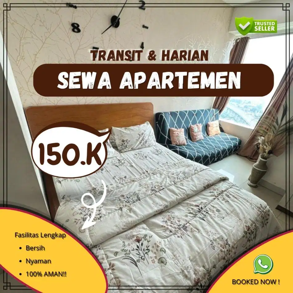 Sewa Apartemen BINTARO ICON Harian/Transit Termurah Tangerang selatan