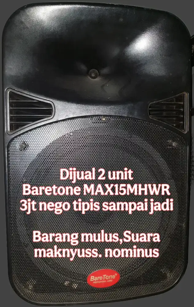 SPEAKER AKTIV BARETONE 15 INCH