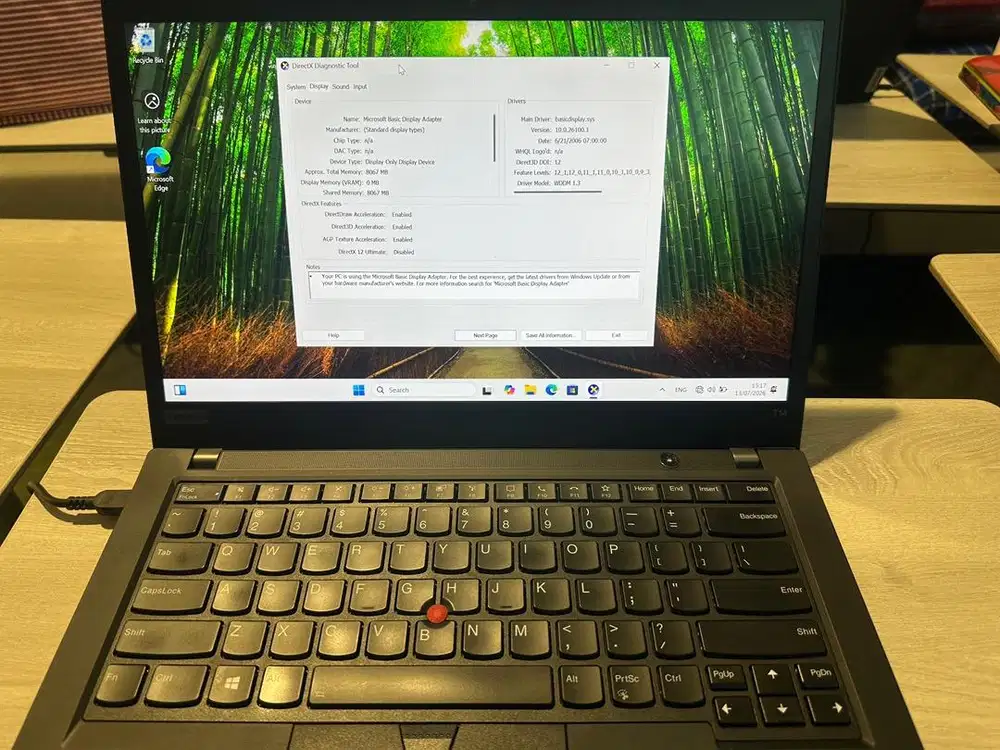 Laptop Lenovo T14, Intel i7, Gen10