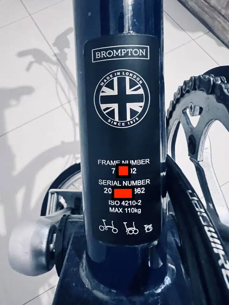 sepeda brompton original Tempest Blue | H6L | 2019