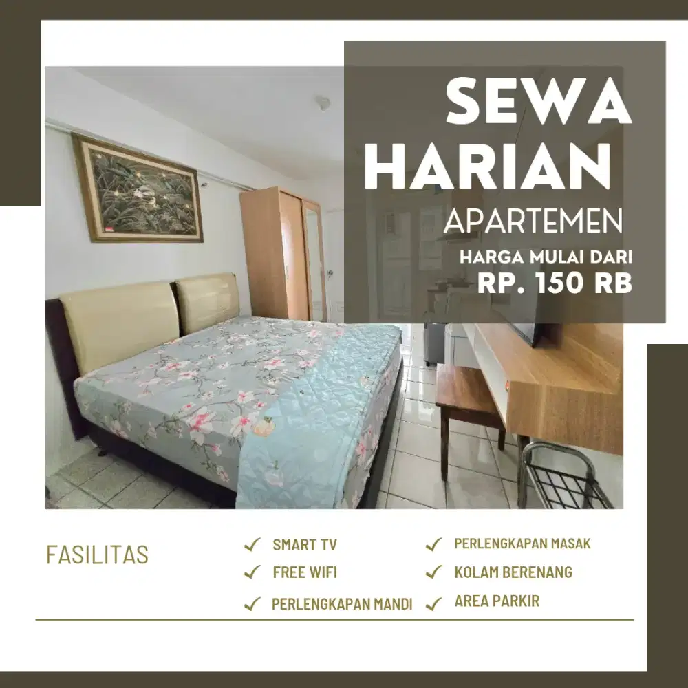 sewa apartemen harian green Pramuka city Jakarta pusat