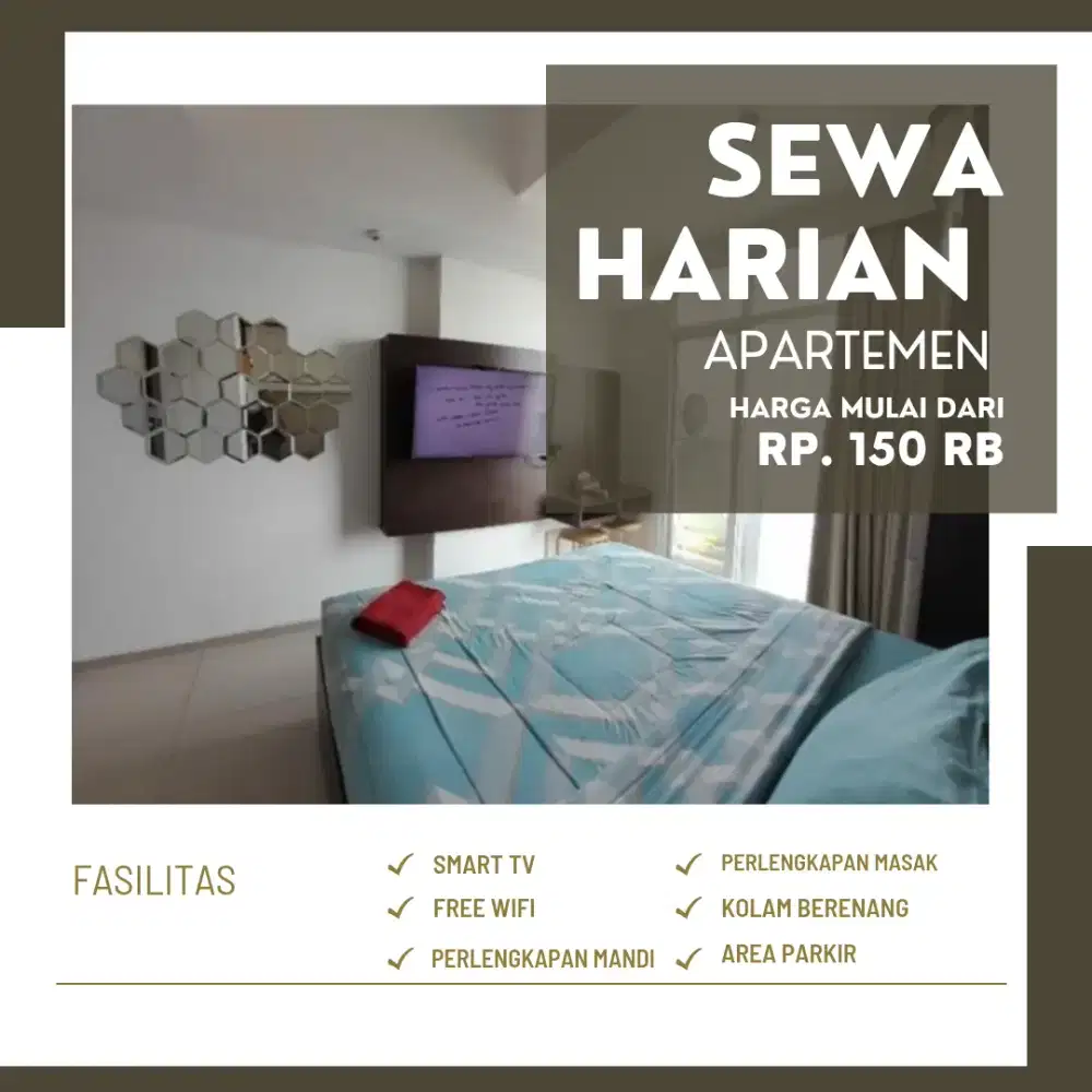 sewa apartemen harian green Pramuka city Jakarta pusat