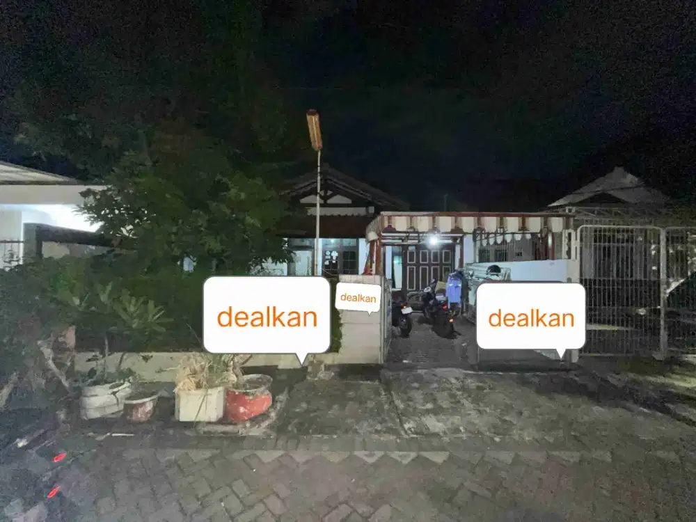 Dijual Rumah Satelit Utara lebar 9 Dekat Darmo, Row 3 mobil