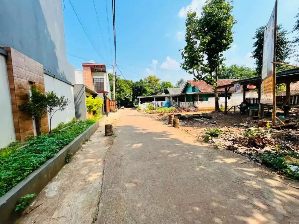 3 Km Gerbang Tol Burangkeng, Dijual Tanah Siap Balik Nama Setu Bekasi