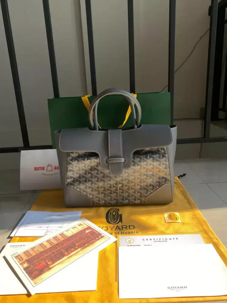 Nego Preloved Saigon Tote All Grey Authentic