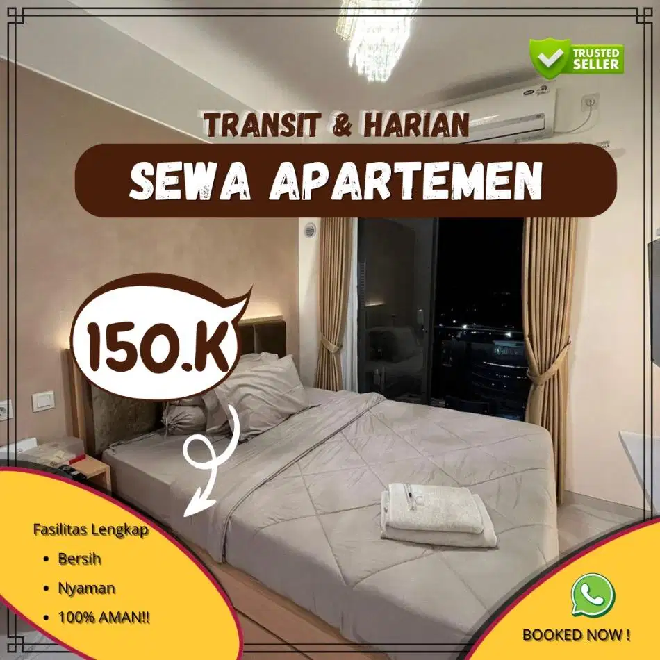Sewa Apartemen Harian/Transit Green Lake View Tangerang Termurah