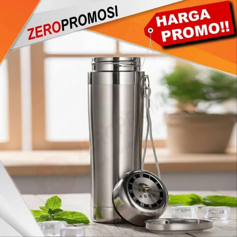 Stainless Bottle ROPE CO-309 Custom Logo Botol Minum Premium Souvenir