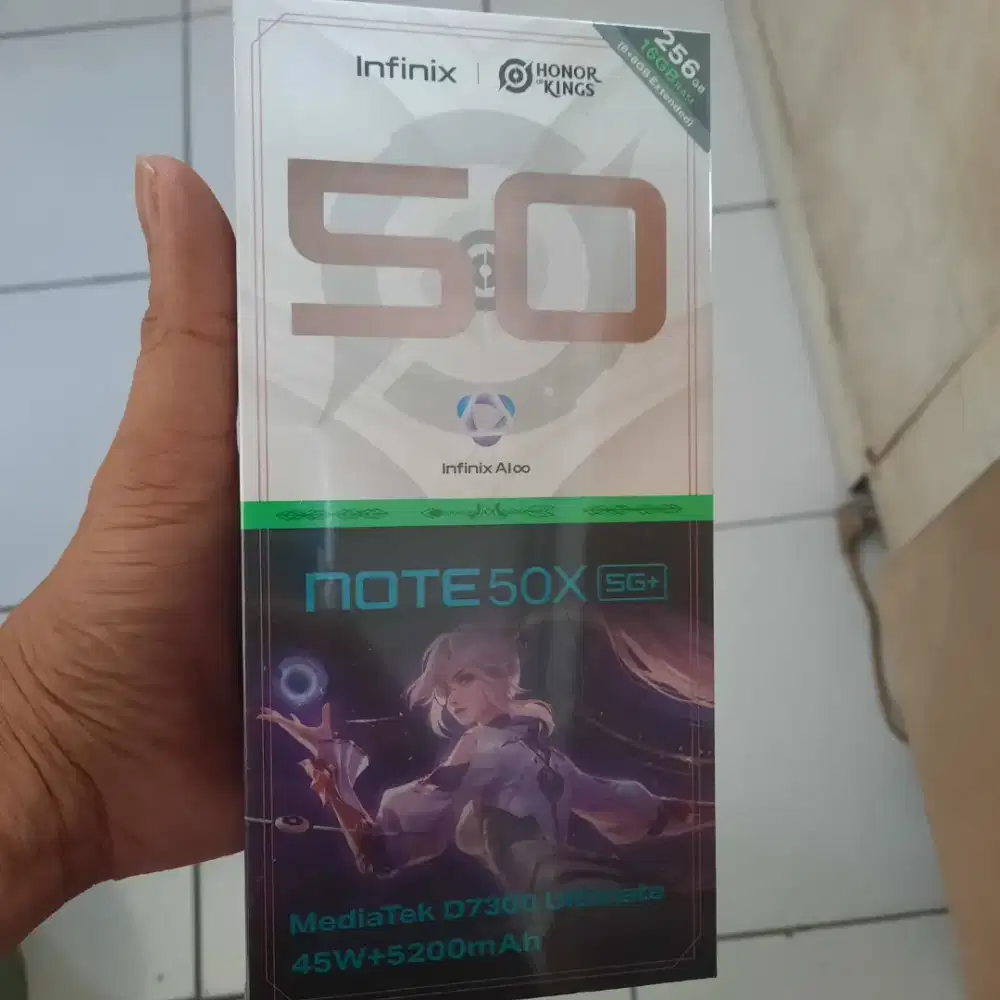 INFINIK NOTE 50X 5G 8/256 GARANSI RESMI