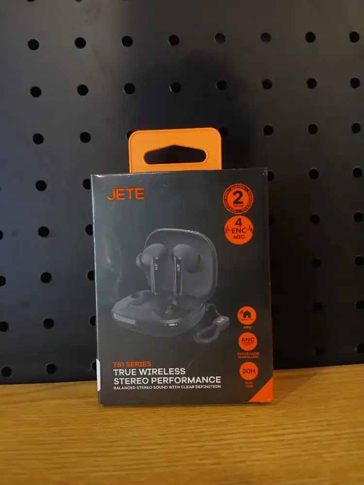 TWS JETE TS1 Headset Bluetooth V6.0 ANC NOISE CANCELLING