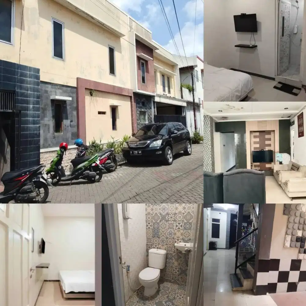 Rumah Kost Semampir eks Penginapan, Murah, Harga di bawah Appraisal