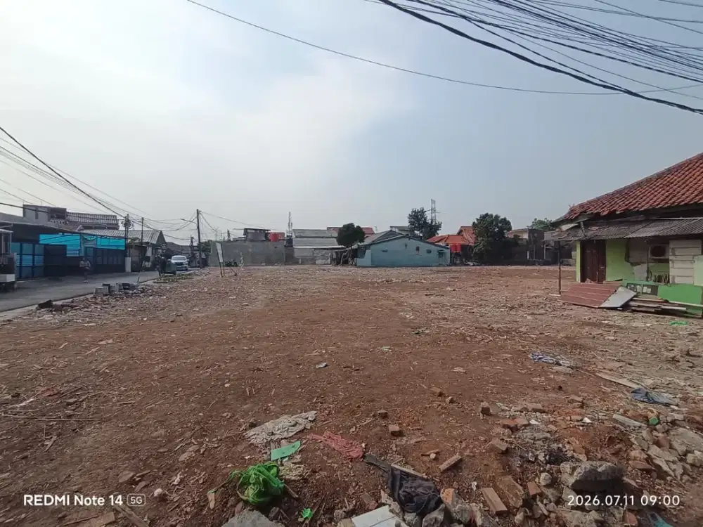 DIJUAL LAHAN KOSONG DI PERUMNAS 3 BEKASI KOTA