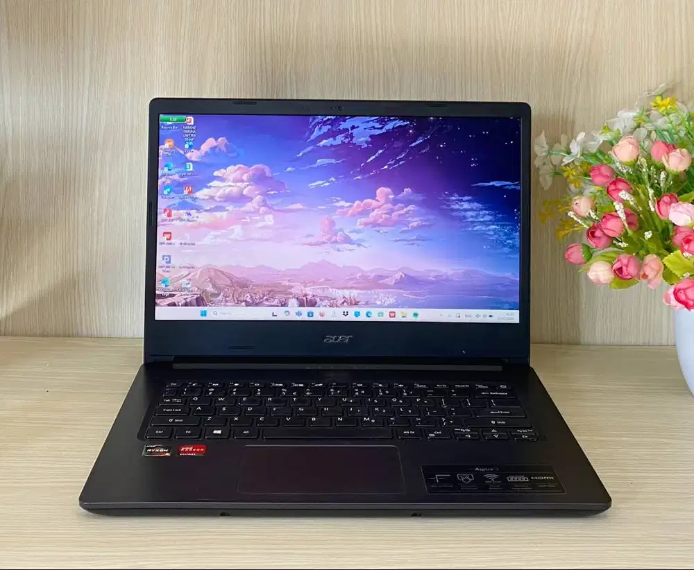 Laptop Acer Aspire 14 Inch AMD Ryzen 3 3250U RAM 4GB SSD 256GB NVME
