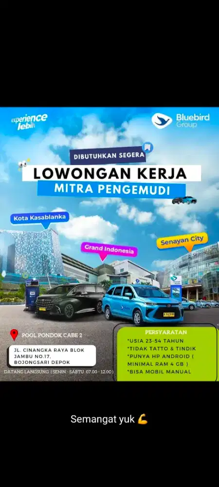Lowongan kerja Driver
